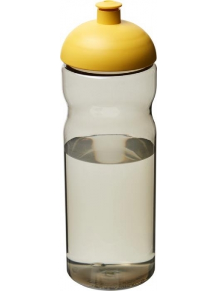 Borraccia sportiva H2O ECO da 650 ml con coperchio a cupola