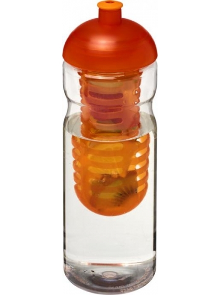 Borraccia sportiva H2O Base® da 650 ml con coperchio a cupola e infusore