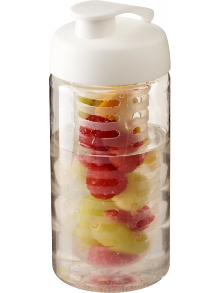 Borraccia sportiva H2O Bop® da 500 ml con coperchio a scatto e infusore