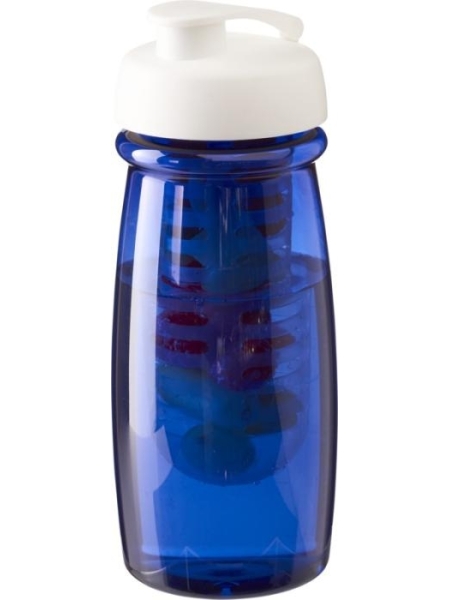 Borraccia con coperchio a scatto e infusore personalizzata H2O Active Pulse 600 ml