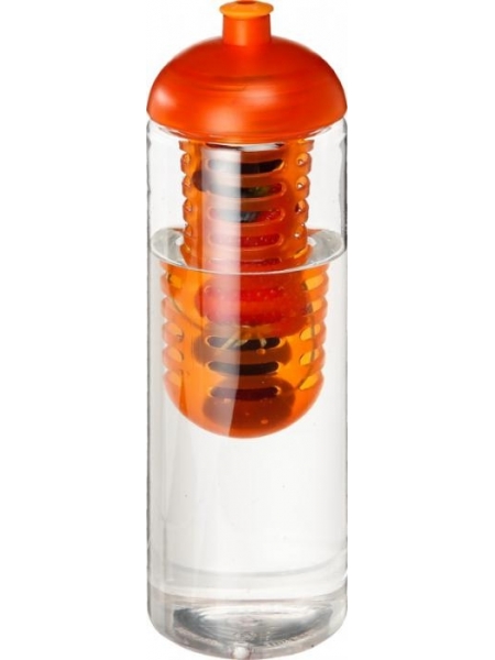 Borraccia sportiva H2O Vibe da 850 ml con coperchio a cupola e infusore