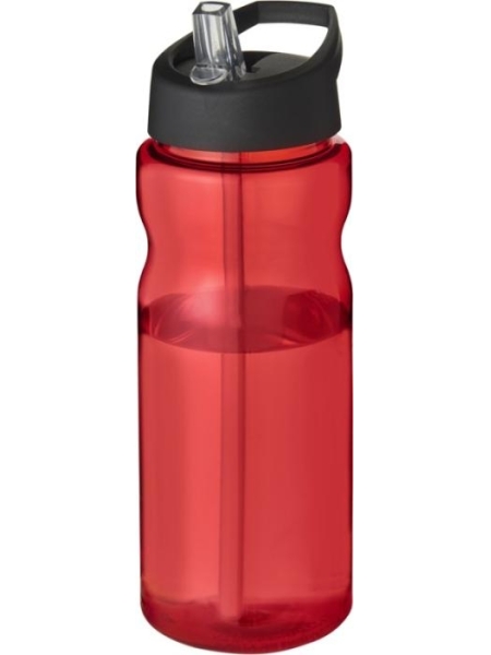 Borraccia sportiva con coperchio con beccuccio personalizzata H2O Active Eco Base 650 ml