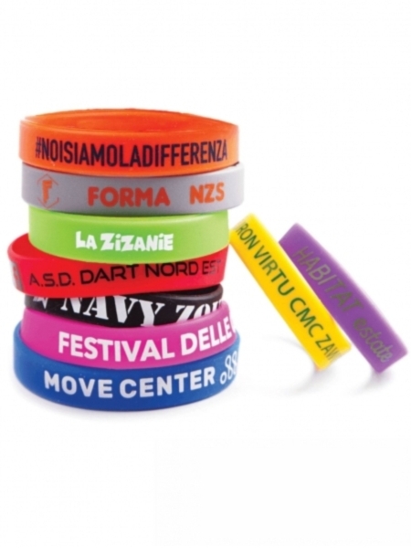 Braccialetti in silicone personalizzati Spedizione Express