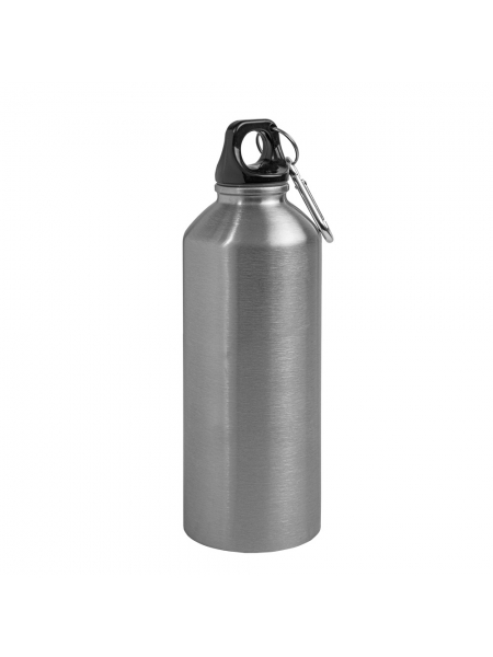 Borraccia in acciaio inox con moschettone 500 ml