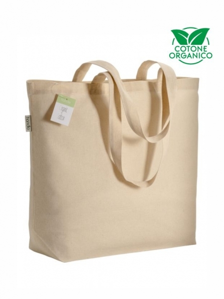 Shopper personalizzate in cotone organico 50x38x15 cm