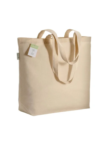 Borsa in cotone organico con manici lunghi Caorle 135