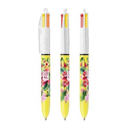 Penna Bic 4 colori personalizzata Sun
