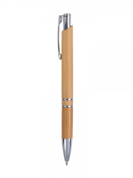 Penne personalizzate in bambù con particolari cromati