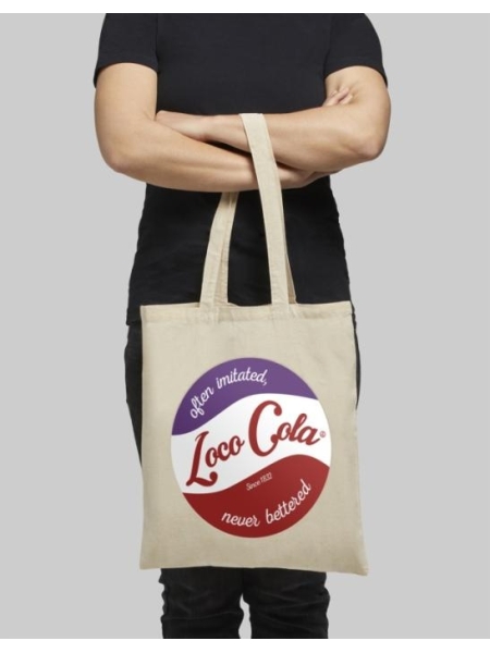 Shopper in cotone personalizzata Madras