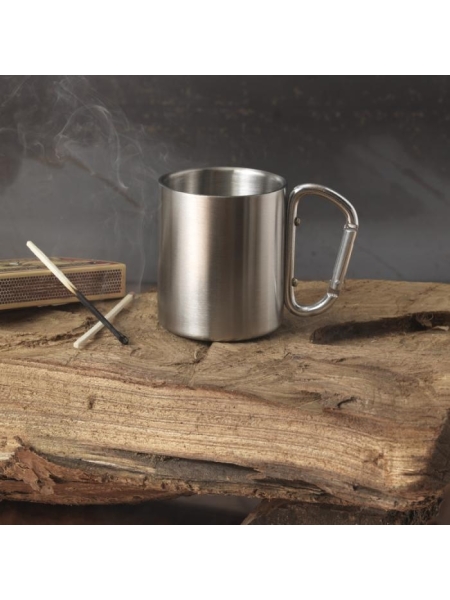 Tazza termica con moschettone personalizzata Alps 200 ml