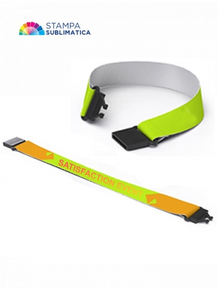 Braccialetti in raso-poliestere 22 cm