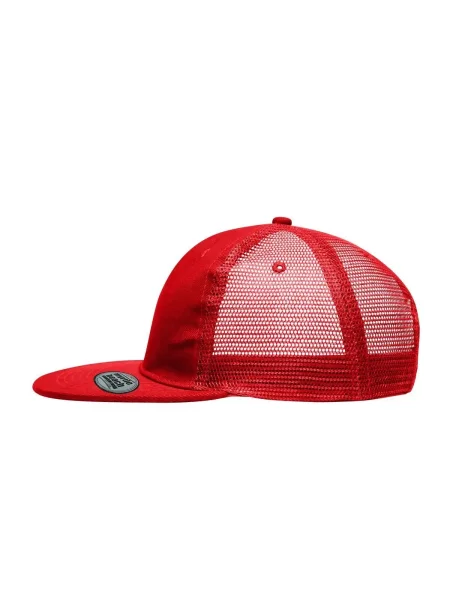 Cappellino modello rap & snaoback 6 pannelli personalizzato Myrtle Beach Flat Peak