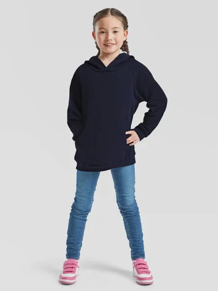 Fruit Of The Loom Felpa Con Cappuccio Per Bambino – Blu Royal, 70% Cotone, Senza Coulisse