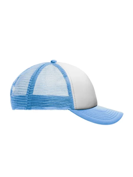 cappellino-trucker-bambino-5-pannelli-personalizzato-myrtle-beach-polyester-mesh-kids-white-light-blue-68.webp