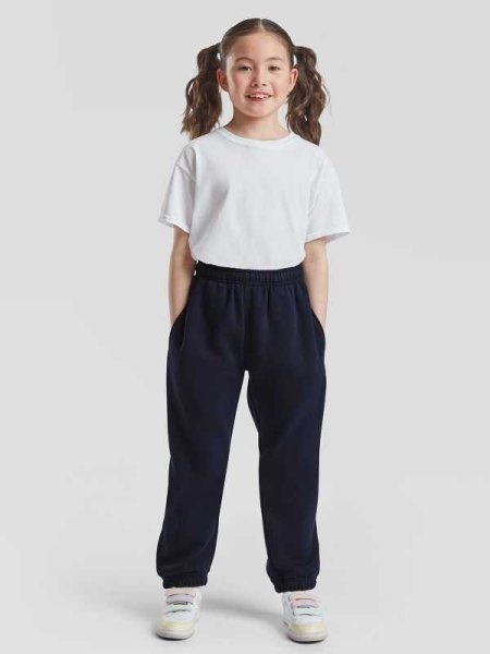 Pantaloni bambino personalizzato Fruit of the Loom Premium Elasticated Cuff Jog Pants