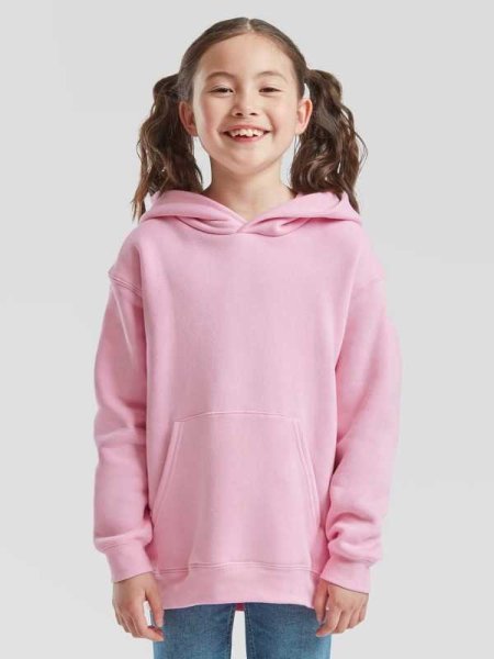 Felpa bambino personalizzata Fruit of the Loom Premium Hooded Sweat