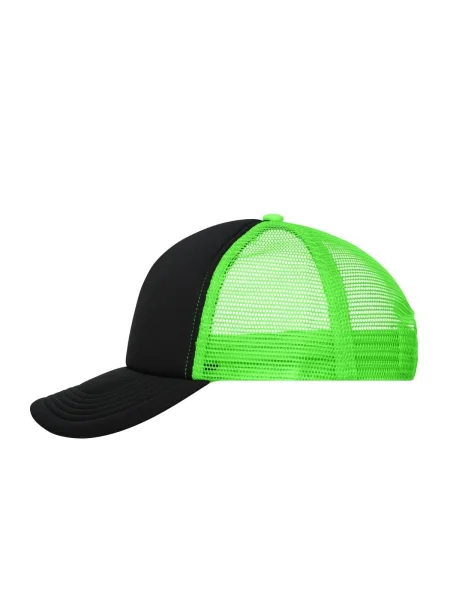 cappellino-trucker-5-pannelli-personalizzato-myrtle-beach-polyester-mesh-black-neon-green-207.webp