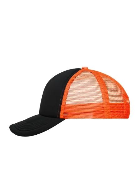 cappellino-trucker-5-pannelli-personalizzato-myrtle-beach-polyester-mesh-black-neon-orange-211.webp