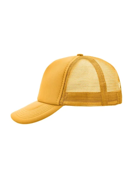 cappellino-trucker-5-pannelli-personalizzato-myrtle-beach-polyester-mesh-gold-yellow-247.webp