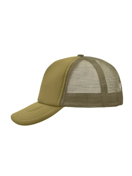 cappellino-trucker-5-pannelli-personalizzato-myrtle-beach-polyester-mesh-olive-266.webp