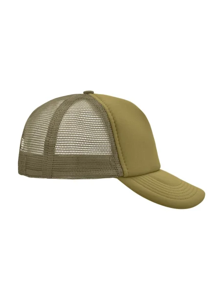 cappellino-trucker-5-pannelli-personalizzato-myrtle-beach-polyester-mesh-olive-267.webp