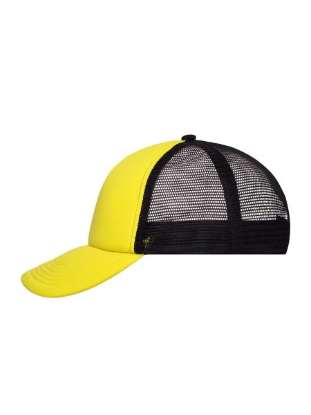 cappellino-trucker-5-pannelli-personalizzato-myrtle-beach-polyester-mesh-sun-yellow-black-286.webp
