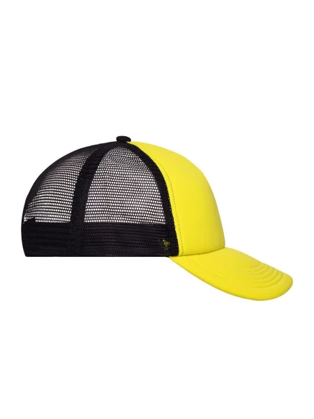 cappellino-trucker-5-pannelli-personalizzato-myrtle-beach-polyester-mesh-sun-yellow-black-287.webp