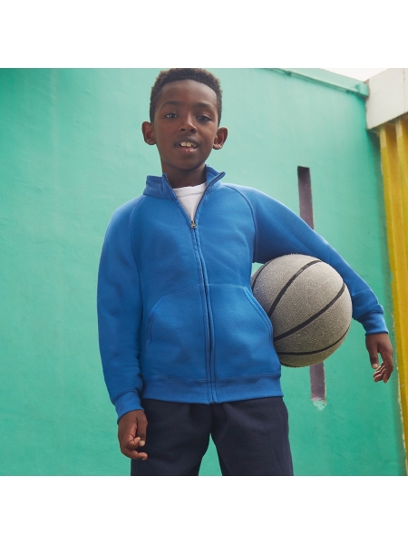 Felpa bambino Classic Sweat Jacket Fruit of the loom