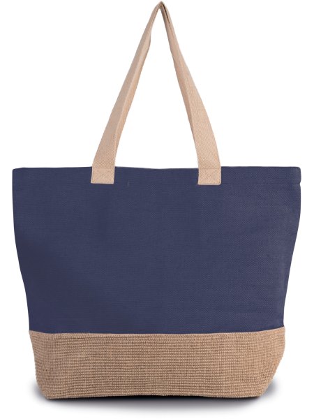 Shopper personalizzate in cotone e juta Mood 52x40x16 cm