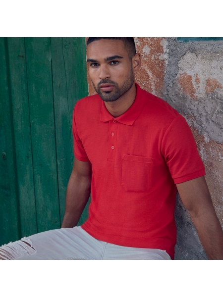 Polo Personalizzate uomo Pocket Fruit of the Loom