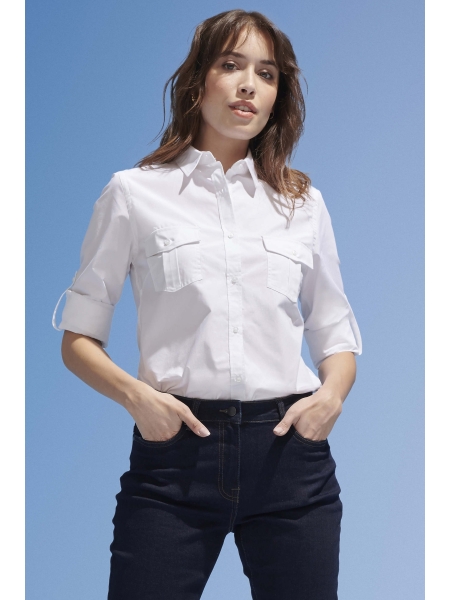 Camicia da donna personalizzata Sol's Burma Women