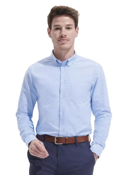 Camicia da uomo personalizzabile Sol's Boston Fit