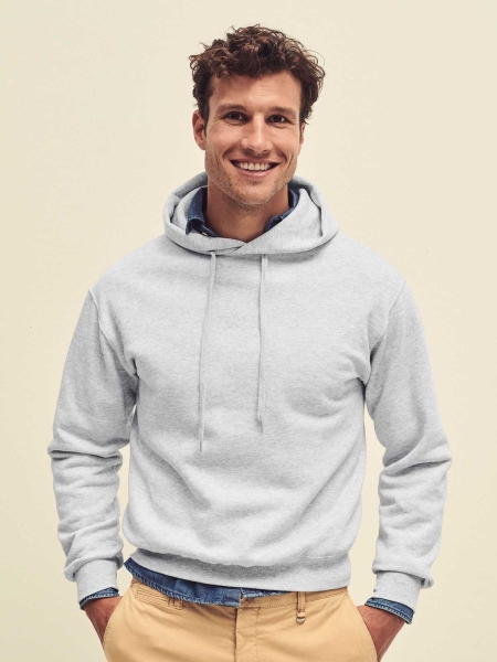 Felpa uomo con cappuccio Classic Hooded Basic Sweat Fruit of the loom