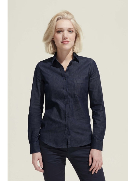 Camicia da donna personalizzata Sol's Barry Women