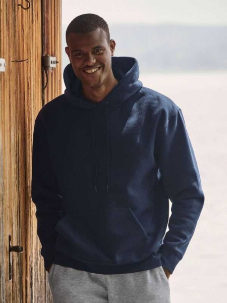 5 Felpa uomo personalizzata Fruit of the Loom Premium Hooded Sweat