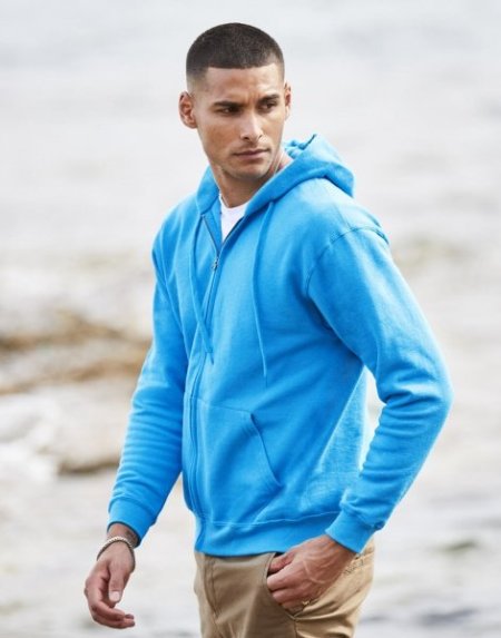 Felpa unisex personalizzata Fruit of the Loom Classic Hooded Sweat Jacket