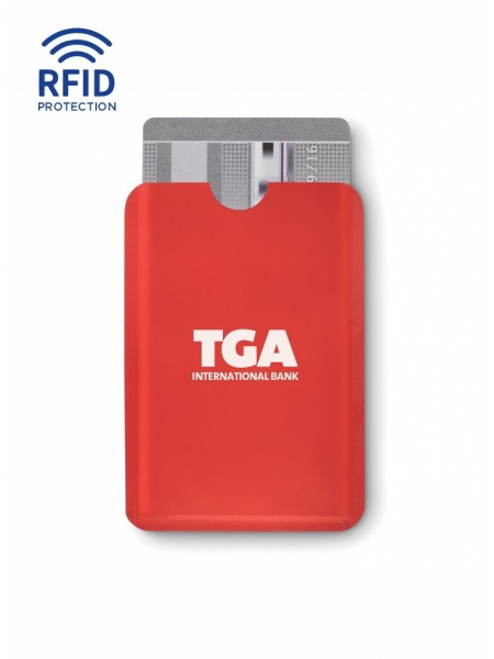 Porta carte RFID, in plastica