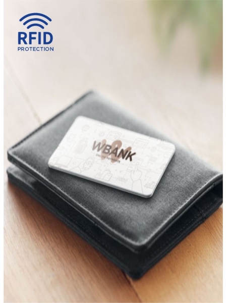 Carte anti rfid RFID con strato in alluminio