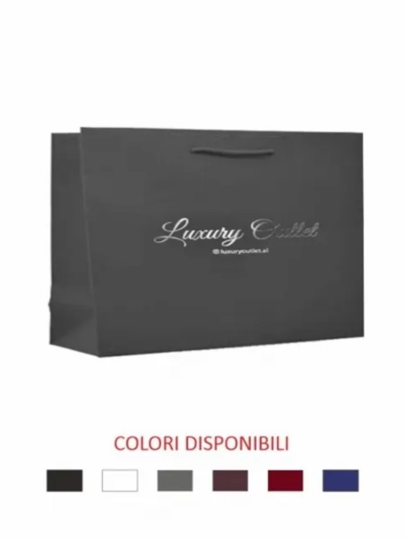 Shopper carta lusso Elegant personalizzate con stampa a caldo - 45x14x36 cm
