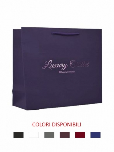 Buste per negozi personalizzate in carta Elegant