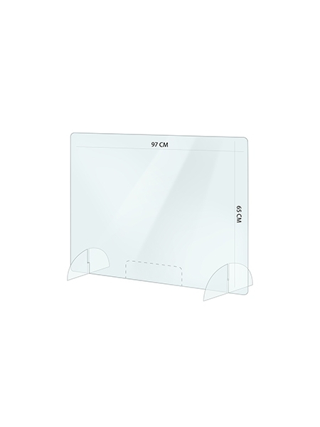 Parafiato - Protezione in Plexiglass spessore 4 mm  97x65 cm