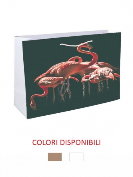 Busta in carta 54x13x36 cm - Personalizzazione full color Stampa totale