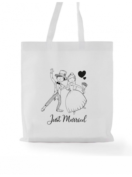 Wedding bag personalizzata in tnt