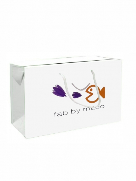 Shopper box in carta full color - Misure 32x9x20cm