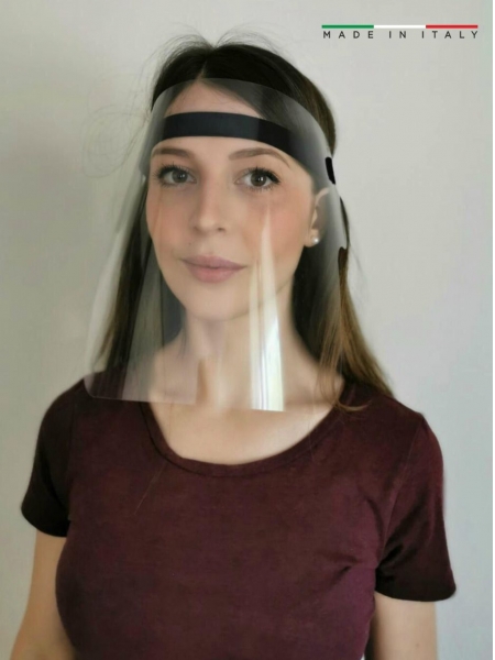 Visiera di protezione in PVC