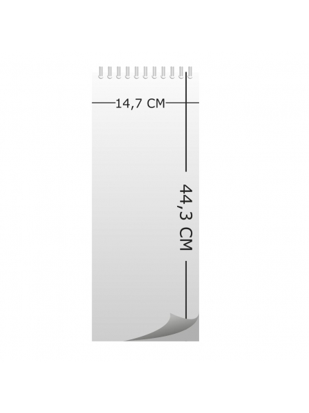 Calendari da parete con spiralatura 14,7 X 44,3 cm
