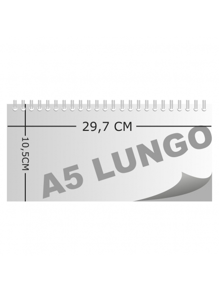 Calendari da tavolo con spiralatura A5 lungo