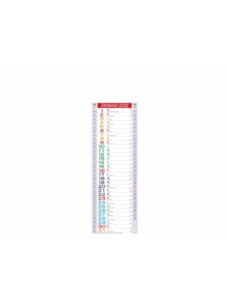 Calendari Silhouette cm. 14x47