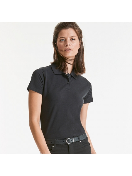 Polo Personalizzate Ladies Classic Cotton Russel