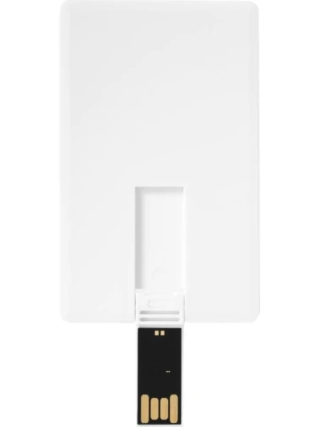 Chiavetta USB 2.0 Formato Carta Di Credito Bianca – 8/16/32GB Da AK CELESTIAL